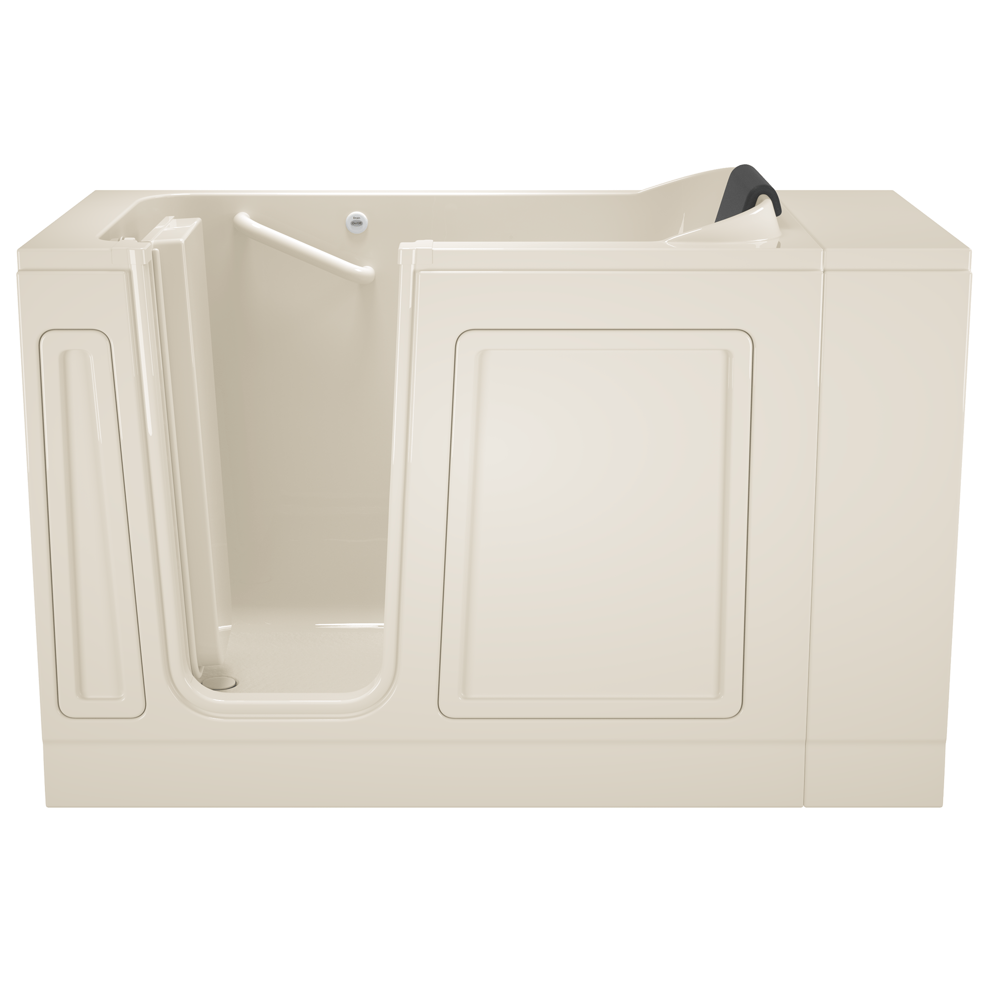 Acrylic Luxury Series 28 x 48 Inch Walk in Tub With Soaker System   Left Hand Drain WIB LINEN